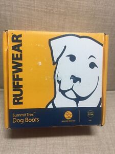 Ruffwear Summit Trex Dog Boots 2x Pairs (4 Boots) Green Size 2.0in  (51mm)
