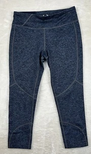 Oakley Hydrolix Capri Pants Women's Small Blue Fitted Stretch Workout Leggings - Picture 1 of 8