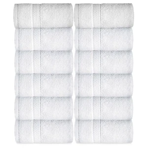Cotton Washcloth Makeup Remover Soft Facial Cleansing Cloths 13"x13" Face Towel - Picture 1 of 10