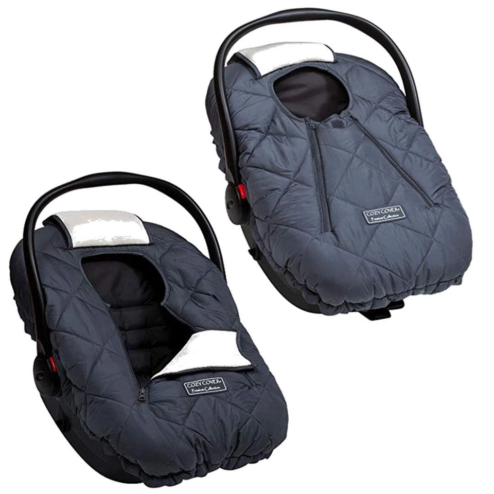 Funda de asiento de coche infantil premium carbón con vellón polar - líder de la industria... Foto 1 de 1