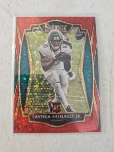 2020 panini select laviska shenault jr. premier level rc red disco prizm /49 - Picture 1 of 2