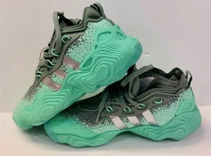 Adidas Trae Young 3J Plateado Metálico Verde Zapatos de Baloncesto Tenis - Hombres Talla 6 - Imagen 1 de 9