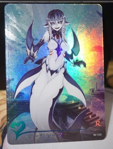 Mershark Shark Monster Girl Encyclopedia Goddess Story Waifu Card Foil R MG-038 - Picture 1 of 2