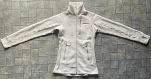 Patagonia STY25148 Womens R2 Jacket Sweatshirt Size XS White Flaws Wear Full Zip - Picture 1 of 24