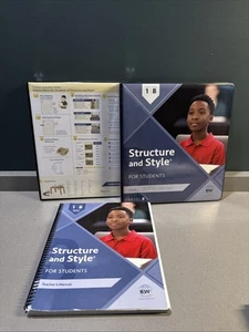 IEW Structure and Style 1B resource binder, Student Binder, And Teachers Manual - Imagen 1 de 8