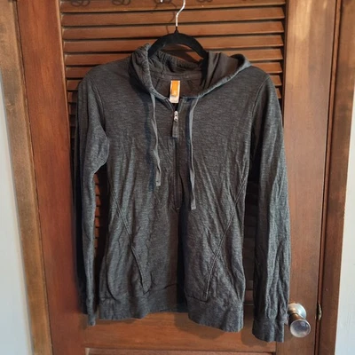 Chaqueta deportiva Lucy para mujer con capucha talla XS gris cremallera completa Foto 1 de 3