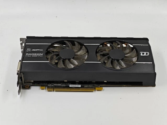 XFX Radeon HD 6870 Graphics Card - Working, Used, No Accessories - Image 1 of 4
