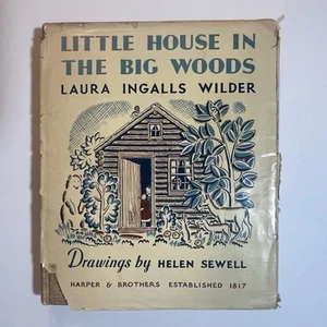 Little House in the Big Woods Laura Ingalls Wilder 1932 Vintage Children’s Book - Picture 1 of 12
