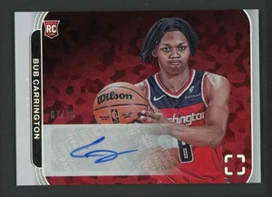 2024-25 BUB CARRINGTON 67/75 AUTO PANINI FOTOGÉNICO NOVATO RC AUTÓGRAFOS - Imagen 1 de 2