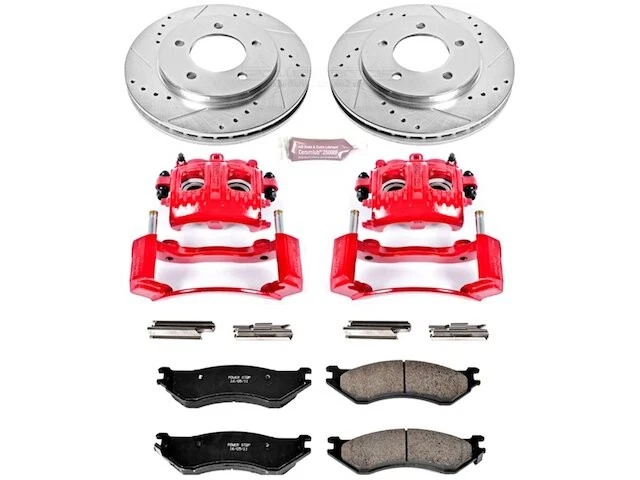 Kit de pastillas de freno delanteras y rotor para Lincoln Navigator 1998-2002 1999 2000 VG893DM Foto 1 de 1