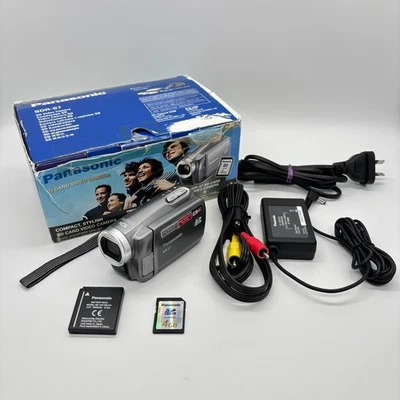 Panasonic SDR-S7 Ultra Compact SD Card Video Camera Camcorder w/ Accessories - Image 1 of 4