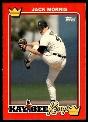 1990 Topps Kay-Bee Kings of Baseball Jack Morris Detroit Tigers #19 - Image 1 of 2
