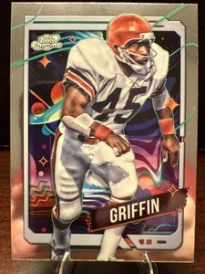 Archie Griffin 2024 Topps Cosmic Chrome Card #17 Cleveland Browns OSU Buckeyes - Picture 1 of 2