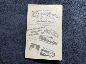 Cecil County Drag-O-Way Program Car Race Drag Race de la década de 1960 - Durham Don Nicholson - Imagen 1 de 5