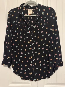 Camiseta Anthropologie 13 de 52 Conversaciones Botones Talla 16 Con Botones Mujer Divertida - Imagen 1 de 5