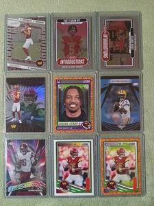 9 JAYDEN DANIELS FOOTBALL CARDS 2024 2025 ROOKIES PANINI TOPPS SCORE-A-TREAT NM - Picture 1 of 19