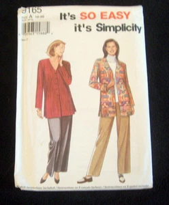 Simplicity Its So Easy Muster #9165 Misses' Hose & Top Gr. A (10 - 20) Neu   - Bild 1 von 2