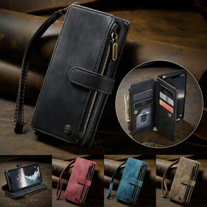 Funda tipo billetera con correa CaseMe para iPhone 11 12 13 14 15 16 Pro Max - Imagen 1 de 20