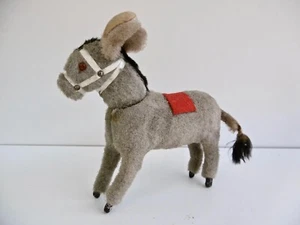 JOUET ANCIEN - AUTOMATE ÂNE PELUCHE - FONCTIONNE ENCORE - Picture 1 of 11
