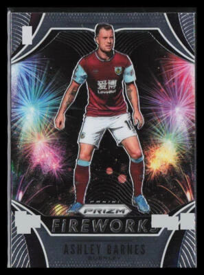 2020-21 Panini Prizm Premier League Ashley Barnes #4 Fireworks - Image 1 of 2