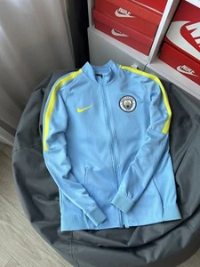 MANCHESTER CITY FOOTBALL TRAINING JACKET NIKE ORIGINAL SIZE S - Picture 1 of 9