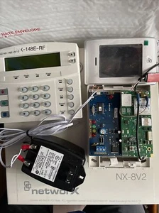 Interlogix NX-8V2 KIT NX-4 Kit with NX-148E NX-1820E Keypad- New Open Box - Picture 1 of 11