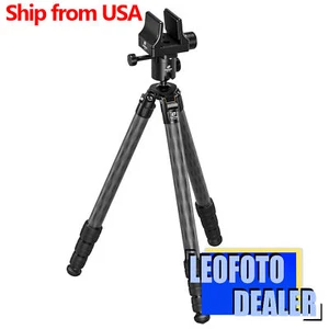 Leofoto SA-324CX+MK-40X+GS-3 Rifle Tripod with 40mm Ballhead and Clamp - Picture 1 of 8