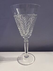 Ralph Lauren Herringbone Crystal Water Goblet