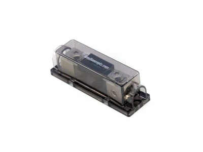 KnuKonceptz In line 0 Gauge ANL Fuse Holder w/ 2 Fuses 200A and your choice - image 1 of 2