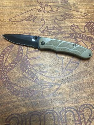 РЕДКИЙ/СНЯТЫЙ С ПРОИЗВОДСТВА HK(Benchmade) P30 тактический вспомогательный открытый складной карманный нож - Изображение 1 из 4