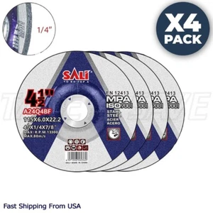 4-1/2 inch Grinding Wheels for Metal & Stainless Steel Grinding Disc - 4 Pack - Picture 1 of 7
