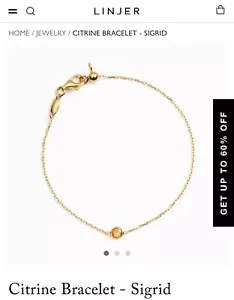 Linjer Citrine Bracelet - Picture 1 of 3