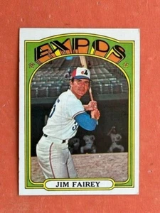 1972 Topps SEMI HIGH # 653 Jim Fairey EXPOS NR/MINT SHIPS FREE NEW TOP LOADER - Picture 1 of 2