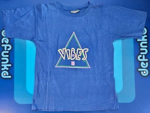 *RARE Vintage 80s CYNDI LAUPER VIBES VHS PROMO JEFF GOLDBLUM RCA MOVIE T-Shirt L - Picture 1 of 6