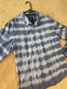 Men's "GUESS" Dress Long Sleeve Shirt Dillon Slim Fit XL Purple $79 - Picture 1 of 8