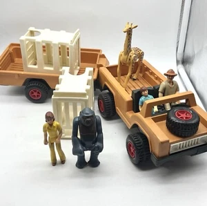 Fisher Price Adventure People Wild Animal Safari Jeep Set 304 Vintage 1975 Toy - Picture 1 of 24