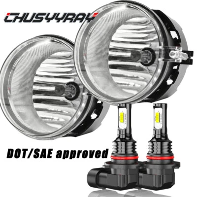 FOR Chrysler Sebring 2008-2010 Clear Lens Pair Front Bumper Fog Lights Lamps — 第 1/4 张图片