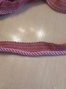 Home Dec trim Cord lip pink rose color 1/4 “ 9 yards + bonus - Picture 1 of 4