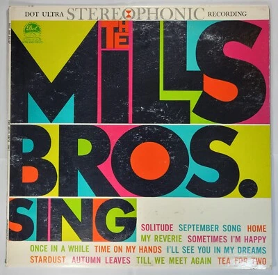 The Mills Brothers - The Mills Bros. Sing [1960 Used Vinyl Record LP] - Image 1 of 4