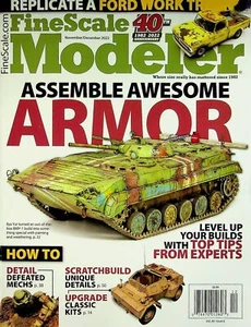 Fine scale Modeler Magazine November/December 2022 Assemble Awesome Armor - Picture 1 of 2