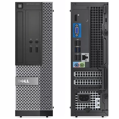 FAST DELL Core i3 PC COMPUTER DESKTOP TOWER WINDOWS 10 WI-FI 8GB RAM 500GB HDD - Image 1 of 4