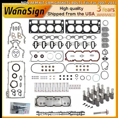 NON/AFM Camshaft Gaskets Bolts Lifters For 2007-2013 GMC 1500 Chevy 5.3L V8 OHV - Изображение 1 из 4