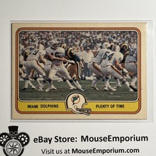 1981 Fleer Team Action Football Card #27 Miami Dolphins