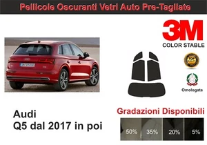 pellicola oscurante vetri audi q5 dal 2017 kit posteriore - Imagen 1 de 1