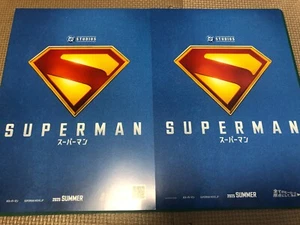 ¡¡Juego de 2!! Chirashi/póster/volador de la película Super Man Japón - Imagen 1 de 2