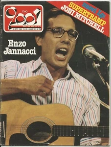 Ciao 2001 n° 43 Ottobre 1980 Enzo Jannacci Supertramp Joni Mitchell - Imagen 1 de 1