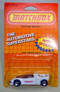 Matchbox Superfast Nr. 49E Peugeot Quasar weiß top in Box - Bild 1 von 5