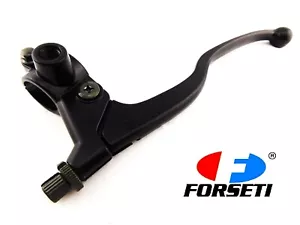 HONDA STYLE 7/8" 22MM BLACK CLUTCH LEVER ASSEMBLY BRACKET PERCH MIRROR MOUNT - Imagen 1 de 3