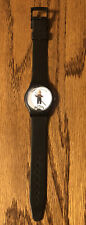 Lee Dungarees Buddy Lee quartz watch with black band NEEDS A NEW BATTERY!
