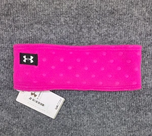 Under Armour UA Girls Pink Fleece Headband #1262465 652 One Size NWT - Picture 1 of 4